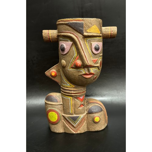 2241 - Abstract face Picasso style cubist, 19cm h