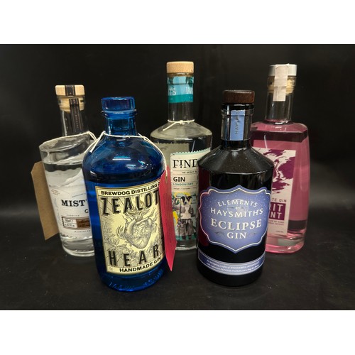 2277 - Approximately 28 bottles of gin including City of London, Finders Dry Gin, etc.  *Not available for ... 