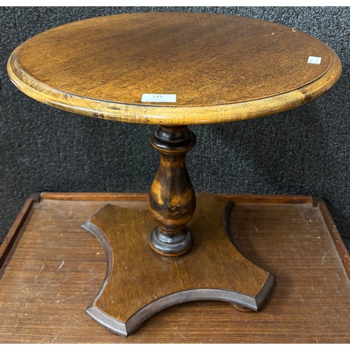 145 - An oak occasional table
