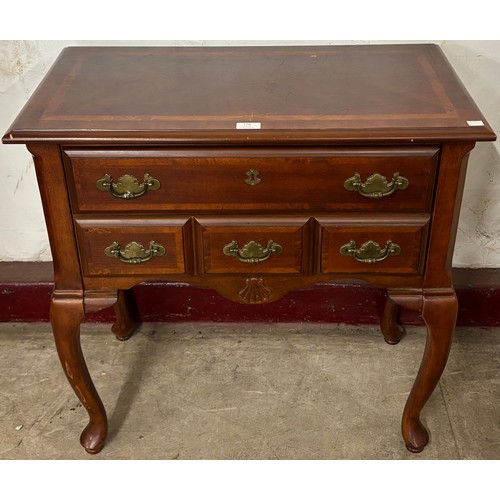 170 - A Queen Anne style hardwood lowboy