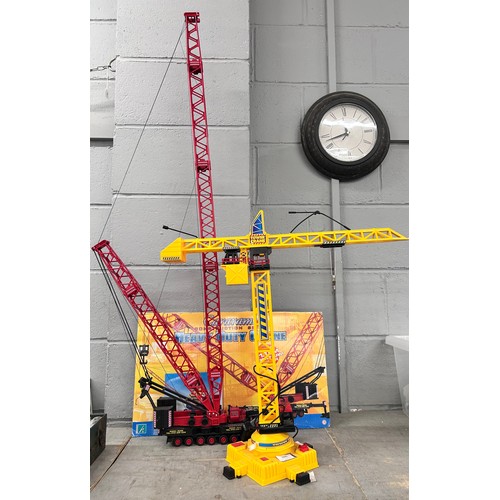2291 - A Cararama toy Heavy Duty Crane and a Tower Crane
