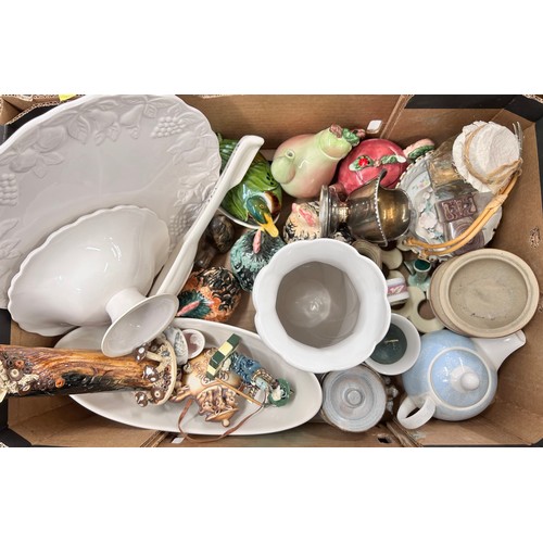 2296 - A collection of pottery including Wedgwood, Portmerion and Staffordshire  *Not available for packing... 