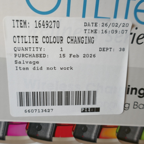 6043 - An Ottlite colour changing LED desk lamp (385-221) *This lot is subject to VAT