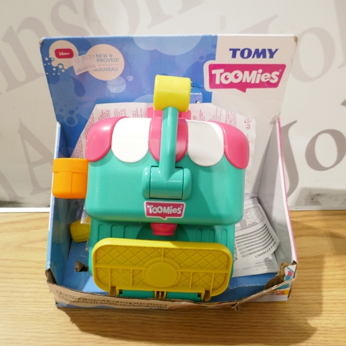 6143 - A box of children's toys to include bath bubble maker, princess castle, digger, etc. (SP516661989-21... 