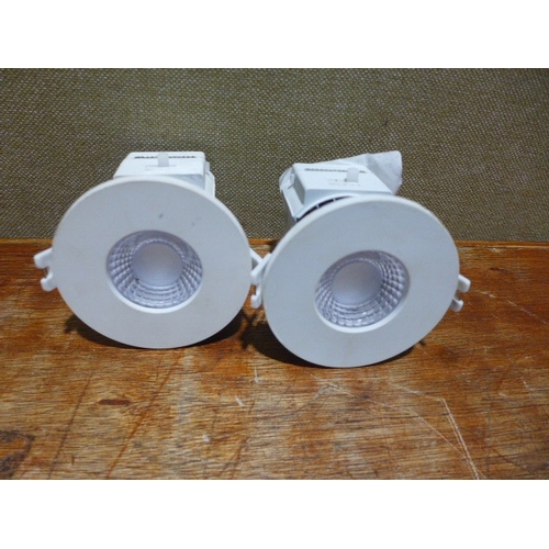 6165 - Two Feit dimmable down lighters, a Masterplug USB socket and a pack of Swedish dishcloths (385-144,1... 