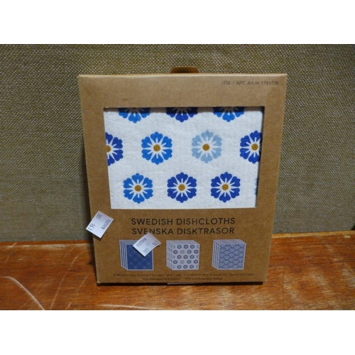 6165 - Two Feit dimmable down lighters, a Masterplug USB socket and a pack of Swedish dishcloths (385-144,1... 