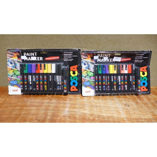 6175 - A quantity of Posca paint markers   (385-463,464) *This lot is subject to VAT