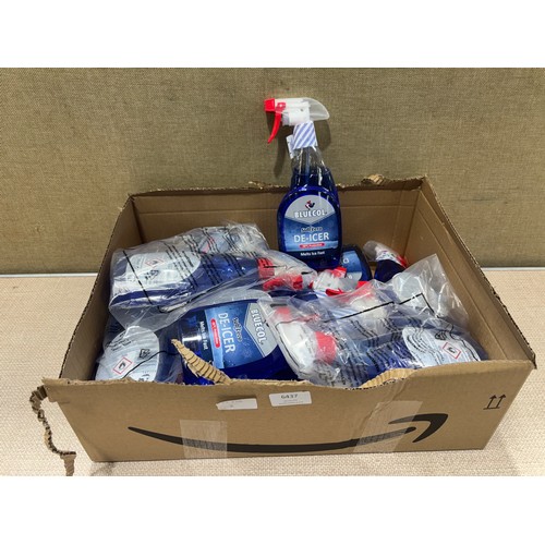 6437 - A box of Bluecol Subzero de-icer 500ml (SP516731123-2) *This lot is subject to VAT