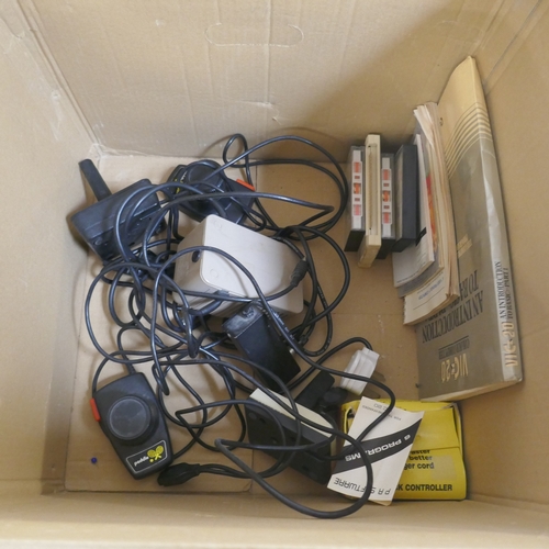5008 - A collection of items including a Commodore VIC 20 personal computer, a Commodore C2N cassette playe... 