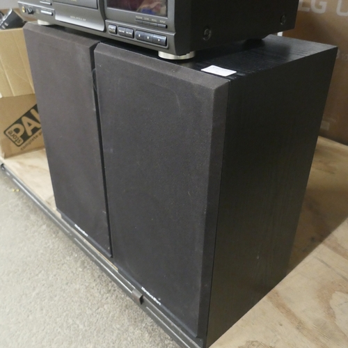 5009 - A Cambridge Audio A4 integrated amp, a Technics SL-PG490 compact disc player and a pair of Mordaunt-... 