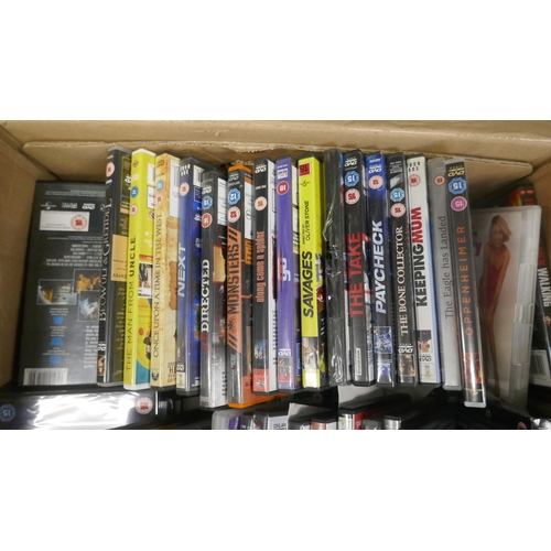 5025 - A large box of assorted DVDs