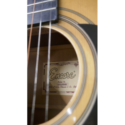 5043 - An Encore EN155SB acoustic guitar with case