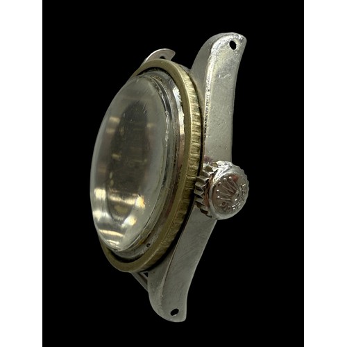 7100 - Rolex - a rare 1958 Oyster Perpetual Submariner wristwatch 'Big Crown', stainless steel case, refere... 