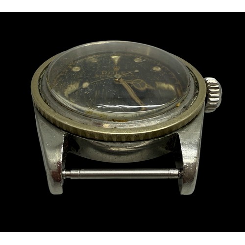 7100 - Rolex - a rare 1958 Oyster Perpetual Submariner wristwatch 'Big Crown', stainless steel case, refere... 