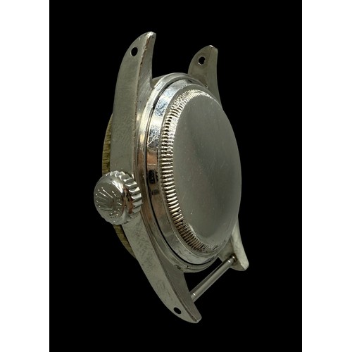 7100 - Rolex - a rare 1958 Oyster Perpetual Submariner wristwatch 'Big Crown', stainless steel case, refere... 