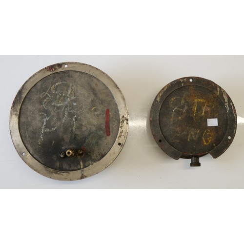 2287 - Two maritime pressure gauges manufactured by The Jas. Morrison Brass Mfg. Co. Ltd. based in Toronto,... 