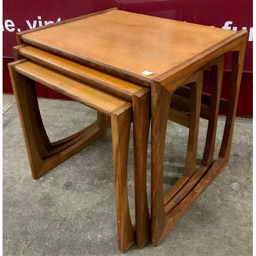 63 - A G-Plan Quadrille teak nest of tables