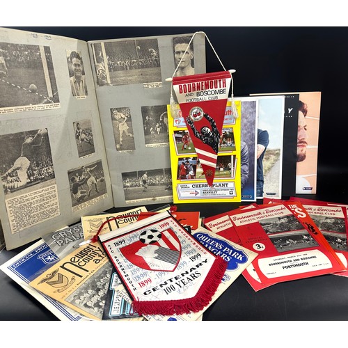 2184 - Football; a collection of football programmes, mainly Bournemouth and Boscombe and AFC Bournemouth, ... 