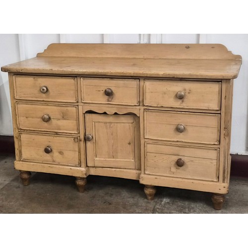 79 - A Victorian Lincolnshire waxed pine dresser