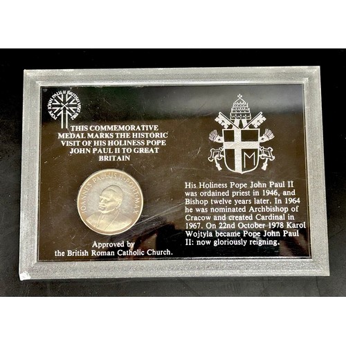 2270 - A collection of coins, 20th century coins, foreign and English including three silver 3d