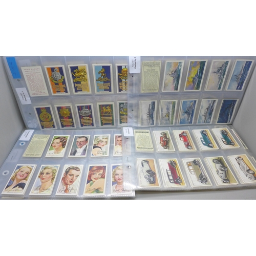 2191 - Twelve full cigarette card sets, including Gallaher British Birds, John Player Modern Naval Craft, W... 