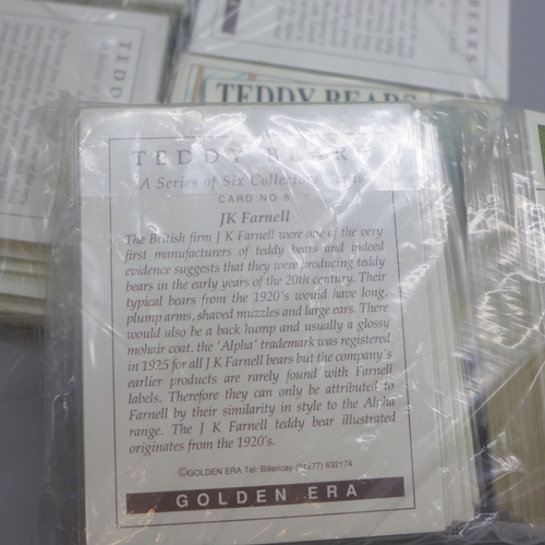 2192 - 100 Golden Era card sets - Teddy Bears