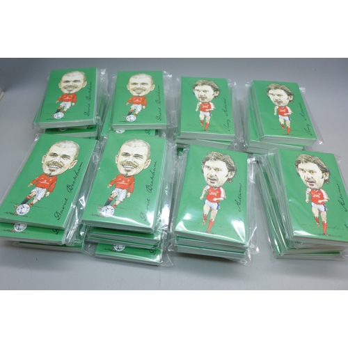 2198 - Forty Golden Era Football sets - 20 Manchester United sets and 20 Arsenal sets