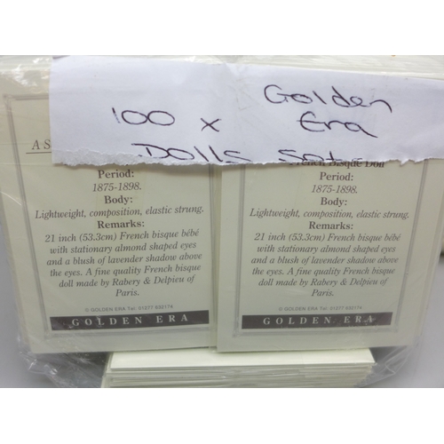 2200 - 100 Golden Era Dolls sets