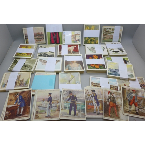 2201 - Twenty-two large cigarette card part sets including Will's, Player's and Churchman - all different