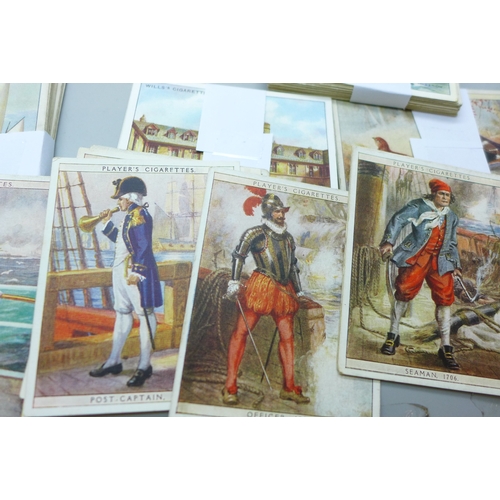 2201 - Twenty-two large cigarette card part sets including Will's, Player's and Churchman - all different