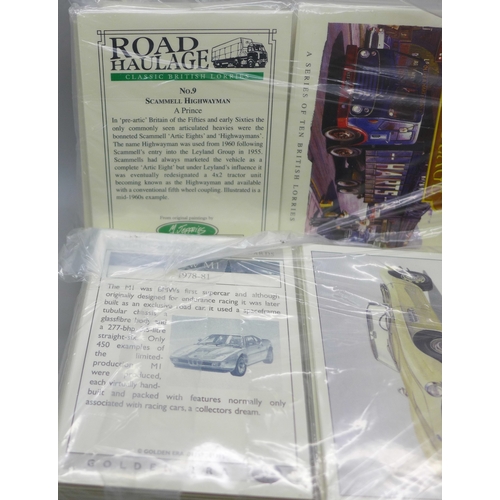 2202 - Forty Golden Era Card Sets - 20 Road Haulage sets and 20 BMW 1978-81 sets