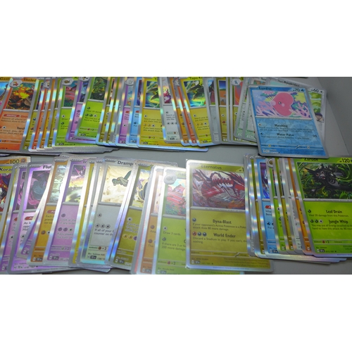 2213 - 180 all Holographic Pokémon cards including Reverse Holos and Black Star Rares