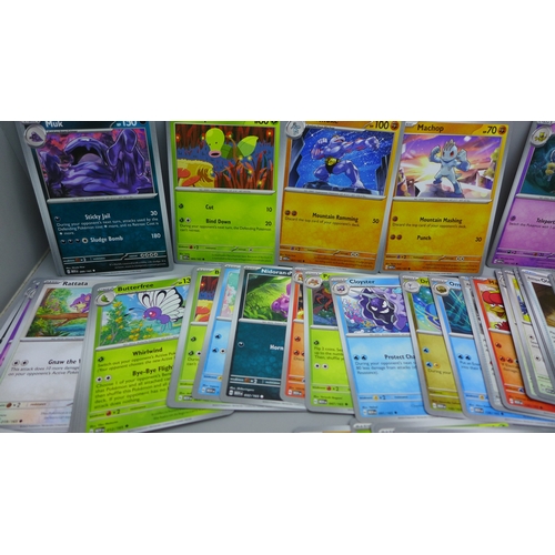 2215 - A large collection of 140 '151' Scarlet and Violet Pokémon cards