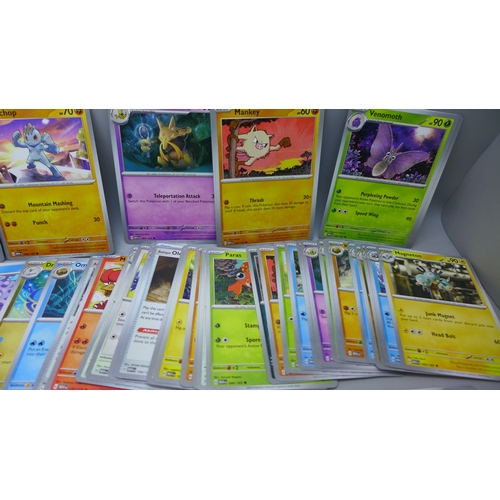 2215 - A large collection of 140 '151' Scarlet and Violet Pokémon cards