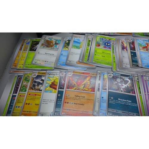 2221 - A large collection of Pokémon cards including a large number of Holographic cards, including Rares, ... 