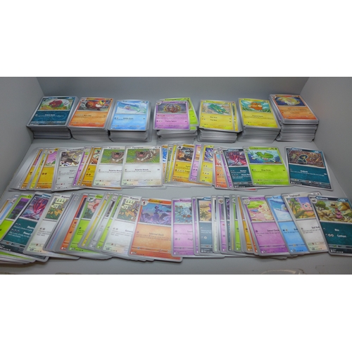 2222 - A large collection of Pokémon cards including over 100 Holographic cards, includes Rares, Reverse Ho... 