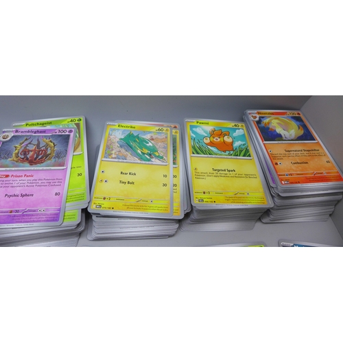 2222 - A large collection of Pokémon cards including over 100 Holographic cards, includes Rares, Reverse Ho... 