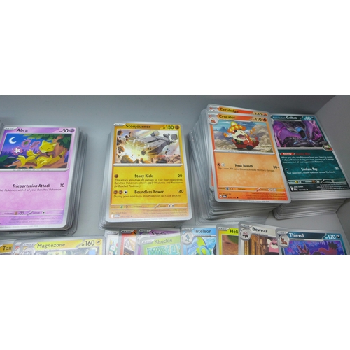 2223 - Pokémon cards; mixed Holographic and Non-holographic including Reverse Holos