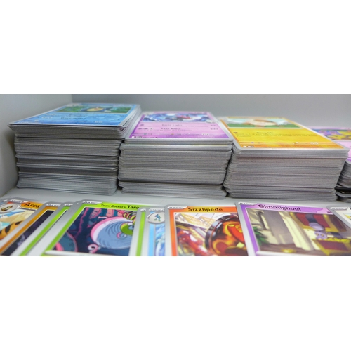 2223 - Pokémon cards; mixed Holographic and Non-holographic including Reverse Holos