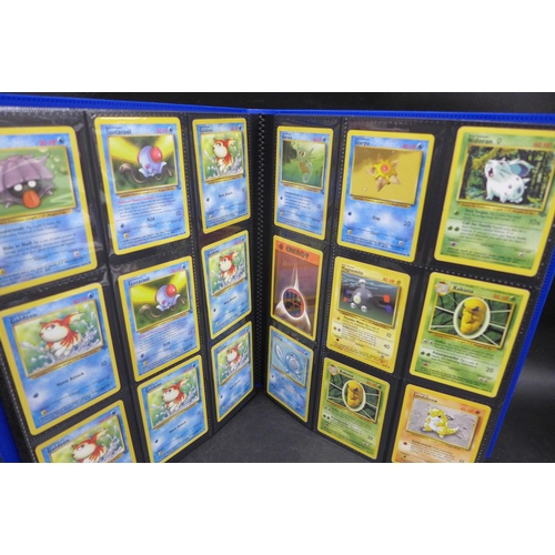 2224 - A Pokémon binder including Wizards of the Coast (WOTC) vintage cards, over 150 Holos, including Reve... 