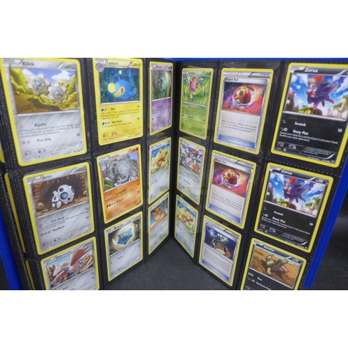 2224 - A Pokémon binder including Wizards of the Coast (WOTC) vintage cards, over 150 Holos, including Reve... 