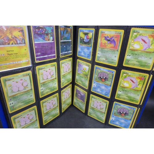 2224 - A Pokémon binder including Wizards of the Coast (WOTC) vintage cards, over 150 Holos, including Reve... 
