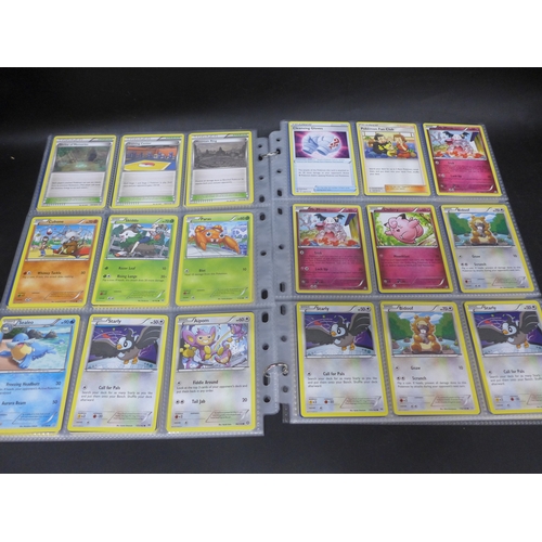 2226 - 180 Vintage Pokémon cards in protective sleeves including Black Star Rares, cards from sets such as ... 