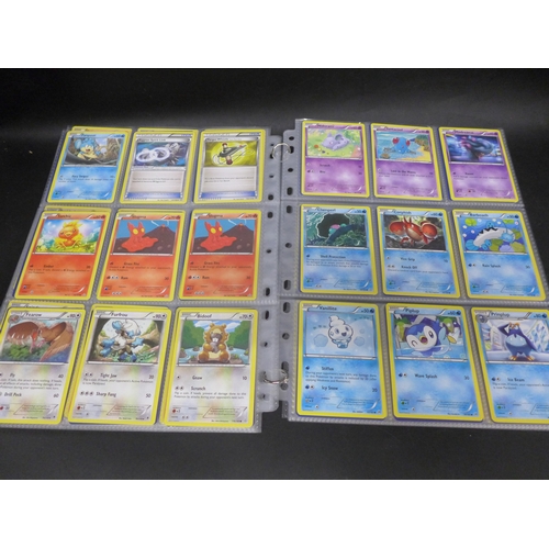 2226 - 180 Vintage Pokémon cards in protective sleeves including Black Star Rares, cards from sets such as ... 