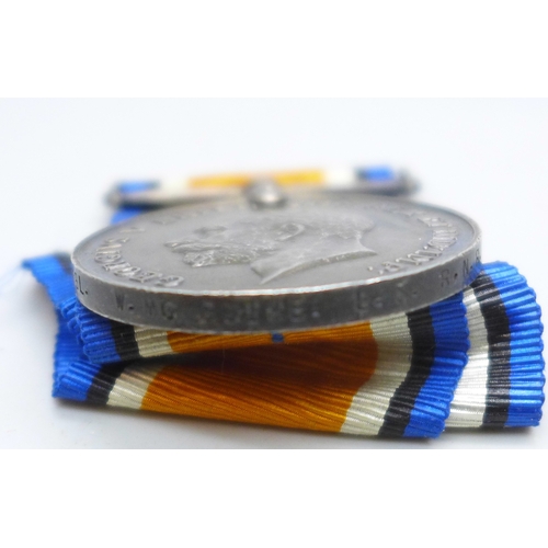 2252 - A WWI British War Medal to 318L W. Mcguire L.S. Royal Navy Reserve