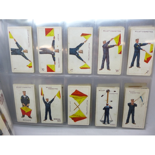 2261 - Military-themed cigarette cards; Will's (Australia and overseas issues), Types of Commonwealth Force... 