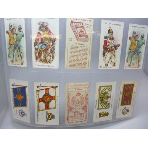 2261 - Military-themed cigarette cards; Will's (Australia and overseas issues), Types of Commonwealth Force... 