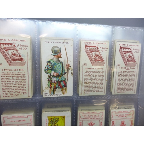 2261 - Military-themed cigarette cards; Will's (Australia and overseas issues), Types of Commonwealth Force... 