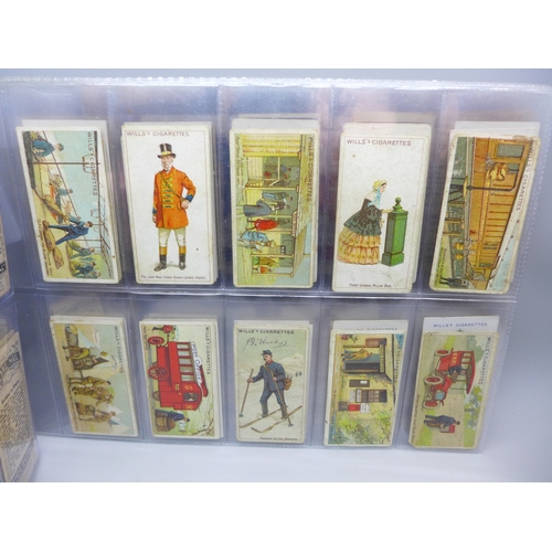 2264 - Mixed-themed cigarette cards; Will's (Australia and overseas issues), Aviation, Royal Mail, Flag Gir... 