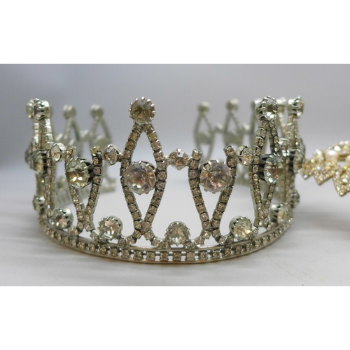 2267 - Two tiaras, a/f